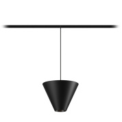 подвесной магнитный светильник конической формы с направленным вниз светом