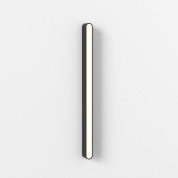 настенный светильник матовый чёрный IP44