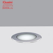 E140 Light Up iGuzzini Recessed floor luminaire Earth D=200 mm - Neutral White - Diffuse Optic - DALI