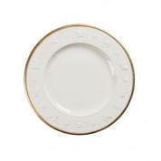 Butterfly white & gold dinner plate тарелка, Villari