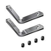 угловой кронштейн серебристого цвета для магнитной трековой системы 23mm Exility