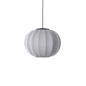 KW45 SI LED Made by Hand Knit-Wit Светильник Ø45 с серым фактурным плафоном LED