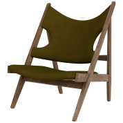71058-002365 Audo Copenhagen Knitting Lounge Chair , Walnut / Sahco Baru 0950
