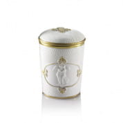 Amalfi scented candle - white & gold ароматическая свеча, Villari