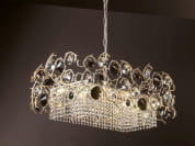 Diamond Галогенный бронзовый подвесной светильник с кристаллами Serip CT3251