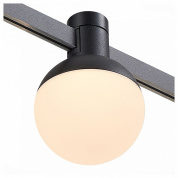 потолочный светильник с шарообразным плафоном и креплением под магнитный трек для магнитной системы FARM