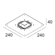 202 01 75 OFA Delta Light OPTIONS МОНТАЖНЫЙ КОМПЛЕКТ 75 TRIMLESS OFA