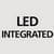 LED are integrated in the lighting