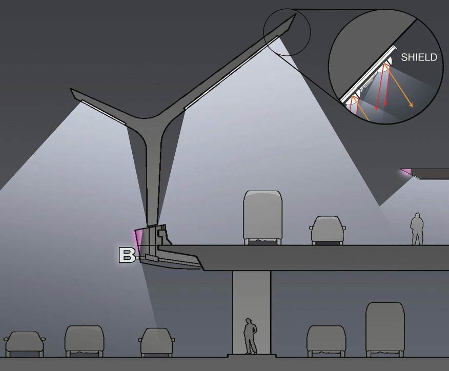 Награды 2014AL Design: LAX Central Terminal Area Curbside Enhancement, Лос-Анджелес