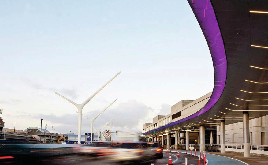 Награды 2014AL Design: LAX Central Terminal Area Curbside Enhancement, Лос-Анджелес