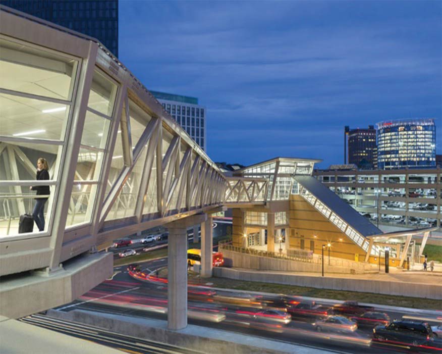 Архитектурное освещение: Dulles Metro Rail - Silver Line, Северная Вирджиния