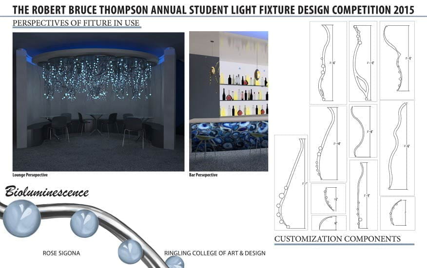 Ежегодный студенческий конкурс дизайна светильников имени Роберта Брюса Томпсона 2015 года