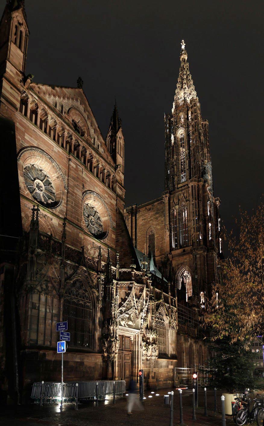 Архитектурное освещение: Страсбургский собор