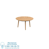 НИЗКИЙ ОБЕДЕННЫЙ СТОЛ STYLETTO Ø 120 СМ ТИК Royal Botania
