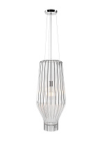 подвесной светильник прозрачный с золотистыми деталями