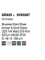 9160287 GRANI Novaluce светильник LED 7x4Вт 230В 637Lm 3000K IP20