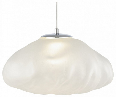 подвесной светильник с матовым плафоном из молочного стекла
