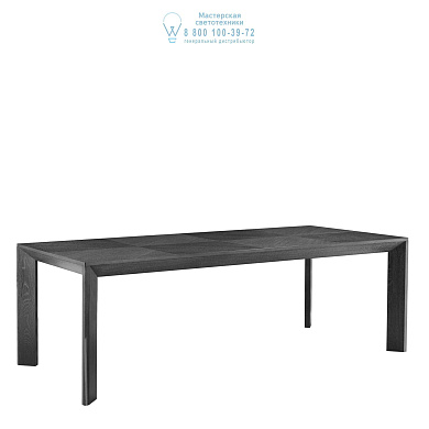 111633 Dining Table Tremont charcoal grey oak ven 225 cm Eichholtz