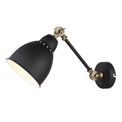 A2054AP-1BK Arte Lamp Braccio бра E27 1х60W 800Lm