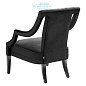 112178 Chair Ermitage roche black velvet  Eichholtz