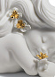 1008560 Lladro Re-Deco современная фарфоровая фигурка русалки с золотым хвостом — фото 1