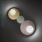 05603LADHXXBB Elesi luce Bianca AP PL 42 LED IP20 крупный круглый дизайнерский настенный и потолочный светильник алюминиевый — фото 2