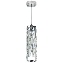 722030 Lightstar Limpio подвесной светильник с цилиндрическим корпусом хром