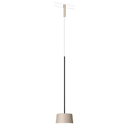659110/1F Vibia Bind трековый светильник бежевого оттенка диаметром 22 см для гибкой трековой системы