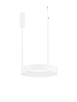Triac Dimmable Sandy White Aluminium & Silicone LED 39Watt 220-240Volt 1521Lm IP20 2700-3000-4000K CCT by Dip Switch D: 50 H: 150 cm