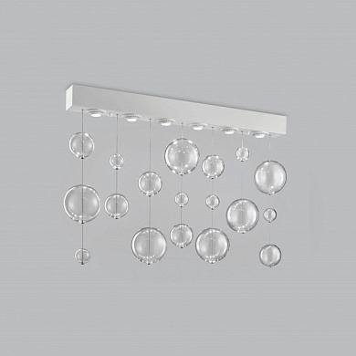 Metal Lux Bolero PL 6L Linear линейный подвесной светильник белый; прозрачный 254.506.01