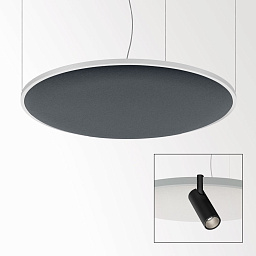 SOLI - SHHH PLUS 120/4 DARK GREY DIM5 W Delta Light SOLISCAPE подвесной светильник серого цвета