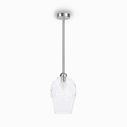 CL238 Bella Figura Crest подвесной светильник с колоколообразным плафоном из прозрачного стекла