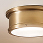 Serca 14.25" 2 Light Mount Brushed Natural Brass потолочный светильник 52540BNB Kichler — фото 1