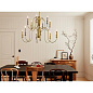 Karthe 12 Light Chandelier Natural Brass люстра 52472NBR Kichler — фото 3