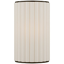 Palati Small Sconce бронза с льняным абажуром