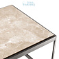 112425 Coffee Table La Quinta bronze finish beige marble Eichholtz