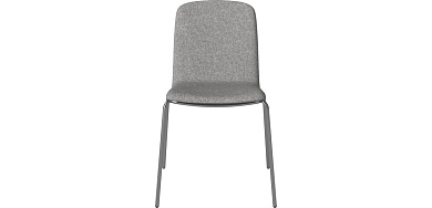 Palm upholstered dining chair with metal legs Bolia кресло