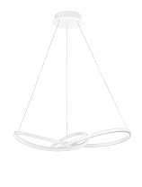 White Aluminium & Acrylic LED 53 Watt 230 Volt 4081Lm 3000K IP20 D: 72 H: 150 cm