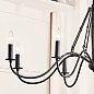 Freesia 8 Light Chandelier Textured Black люстра 52456BKT Kichler