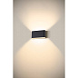 1007144 SLV OVAL 18 2700/3000K 10W black настенный светильник — фото 7