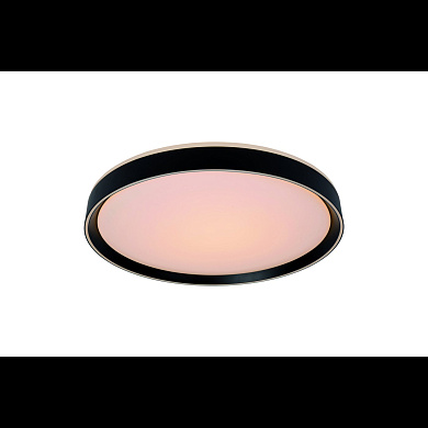 потолочный светильник круглой формы с белым плафоном