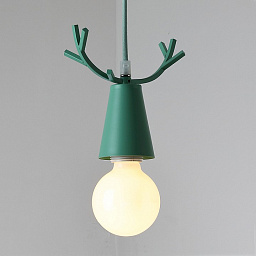 DEER-ONE01 Imperiumloft Deer подвесной светильник с плафоном в виде оленьих рогов