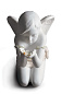 1009223 Lladro A Fantasy Breath фарфоровая статуэтка ангела с распростёртыми крыльями, держащего руки перед собой — фото 4