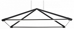 4573-1P Favourite Pyramis подвесной светильник с одним стеклянным плафоном черный