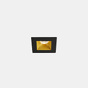 Downlight Play Deco Symmetrical Square Fixed 6.4W 3000K CRI 90 48.7º DALI-2 Gold/Black IP54 644lm