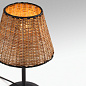 64317-71 Faro SUMBA Black/rattan mini table lamp настольная лампа черный — фото 4