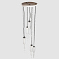 Tiered Light - Matte Bronze, 5 Drop Cluster подвесной светильник, Rothschild & Bickers — фото 2