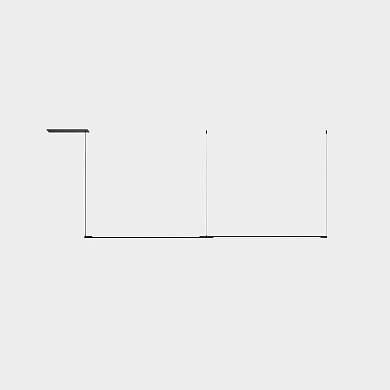 подвесной светильник в форме угловой рамы на подвесе