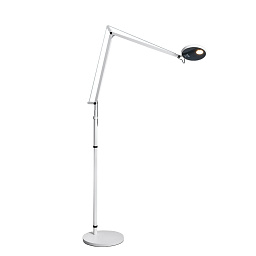 1741020A + 1735020A Artemide Demetra торшер с шарнирной опорой и направленным источником света для чтения