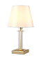 3401/501 NICOLAS Crystal lux Настольная лампа 1х60W E14 золото/прозрачный